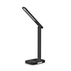 LAMPARA DE MESA LED DIANA 7W NEGRO CARGA INALAMBRICA