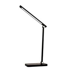 LAMPARA DE MESA LED PLUTON 5W NEGRO CARGA INALAMBRICA