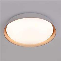 PLAFON FANY BLANCO/ORO LED 2X32W DIMERIZABLE 2850-6000K 50CM DIAMETRO X 9CM DE ALTO