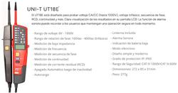 TESTER UT-18E PEN V/A/SECUENCIA/POLARIDAD/BUZZER