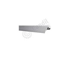 PERFIL ALUMINIO 2MT ESCALON CON DIFUSOR PLATA