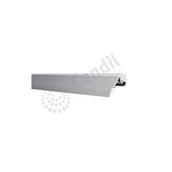 PERFIL ALUMINIO BLANCO DE EMBUTIR 2MT CON DIFUSOR POLICARBONATO (6,9MM ALTO X 17,5MM ANCHO)