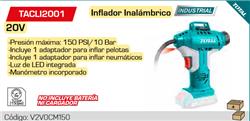 COMPRES.INAL 20 V./ 150 PSI TACLI2001 10.5 S/BAT-CARG