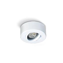 SEMI EMBUTIDO VEDIA REDONDO BLANCO 1LUZ GU10 