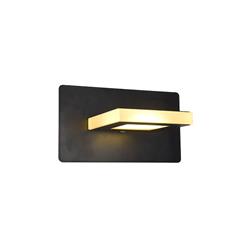 APLIQUE ELAH NEGRO 1 LUZ LED 5W 3000K