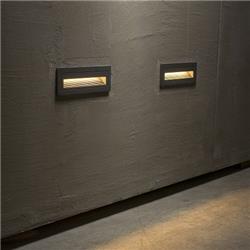 EMBUTIDO PARED BRISA H GRIS GRAFITO 5W 3000K 325LM IP54