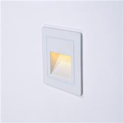 EMBUTIDO PARED CAM BLANCO 3W 3000K 60° 195LM CRI>80 IP54