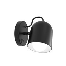 APLIQUE LAMPY NEGRO E27 12CM ANCHO X 17CM LARGO X 15CM ALTO