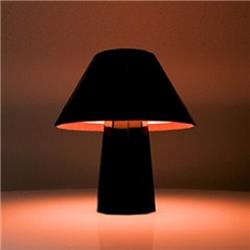 LAMPARA DE MESA MAJA M23 NEGRO BRILLANTE E27