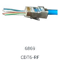 CONECTOR RJ45 CAT 6 FTP BLIND.RAPIDFIT CAT6 -CDT6-