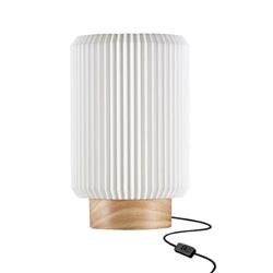 LAMPARA DE MESA RENU SMALL POLIMERO CON BASE MADER