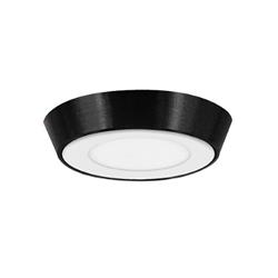 PLAFON FIT SUSTENTABLE MEDIUM NEGRO LED 12W