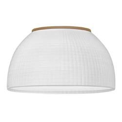 PLAFON AMARO BLANCO 40CM DIAMETRO BASE MADERA CON DIFUSOR ACRILICO 3 LUCES E27