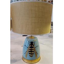 LAMPARA DE MESA ABEJA CON PANTALLA  E27