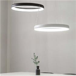 COLGANTE GERS NEGRO LED 60W CALIDO DIMERIZABLE 80CM DIAMETRO