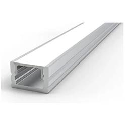 PERFIL P02 ALUMINIO APLICAR 3MT DIFUSOR OPAL