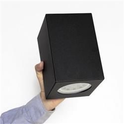 PLAFON NICO NEGRO 1 LUZ AR111 IP44