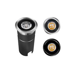 EMBUTIDO PISO TAJAT-B ACERO 8W 2700K 610LM 24° 24V IP67 (PERFORACION Ø53MM)