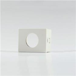 CAJA DE ALOJE OJO BUEY 22MM BLANCO 6921