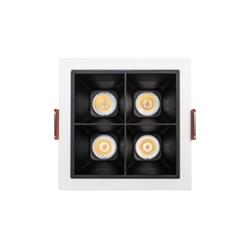 EMBUTIDO RUNNER X PRO CUADRADO 11W 3000K 20° 650LM DIMERIZABLE SISTEMA TRIAC CRI95 220V