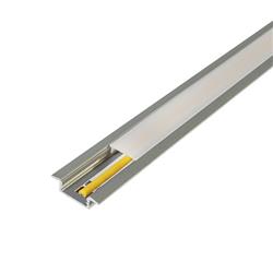 PERFIL 2507 DE EMBUTIR ALUMINIO ANODIZADO ACABADO BLANCO 2500MM x 250MM x 70MM (SIN CINTA)