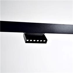 APLIQUE MR GRILLE MOVIBLE NEGRO PARA RIEL MAGNETIC