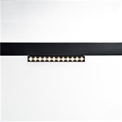 APLIQUE MR GRILLE MOVIBLE NEGRO PARA RIEL MAGNETICO MR 12W 2700-6500K DIMERIZABLE 24° 840LM IP20