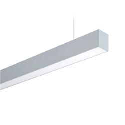 COLGANTE TASSO LED 1413MM 32W 3000K 5500LM NEGRO TEXTURADO CON ACRILICO OPTOMAX