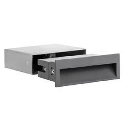 EMBUTIDO PARED ALEO REC GRIS GRAFITO 2,8W 44x60° 3000K 11LM IP65
