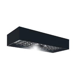 APLIQUE DE PARED SOLAR 6W 3000K NEGRO IP65