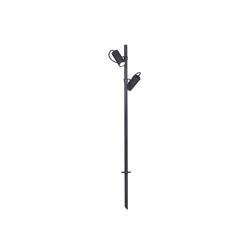 JABALINA 3100/1000-2 ALUMINIO NEGRO 2 LUCES GU10 IP44