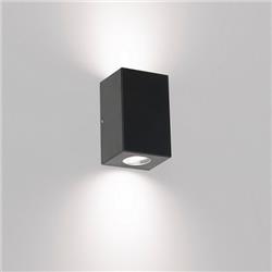 APLIQUE DENVER BIDIRECCIONAL NEGRO 2 LUCES GU10 6W IP54