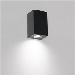 APLIQUE DENVER UNIDIRECCIONAL NEGRO 1 LUZ GU10 IP54