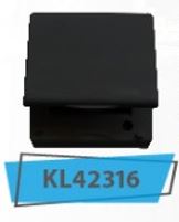 CAJA EXT.NEGRA 2 MOD. C/TAPA CIEGA SIGMA KL42316