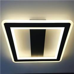 PLAFON ENMARQUE NEGRO LED 30W DIMERIZABLE SMART 45CM X 45CM