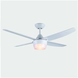 VENTILADOR 432A BLANCO LED 18W DIANAMICO 4 ASPAS 3 VELOCIDADES