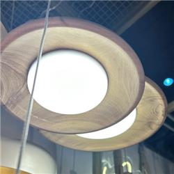 COLGANTE BELL GRANDE ALGODON CRUDO 25CM X 25CM 1 LUZ E27 (LAMPARA INCLUIDA)