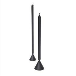 COLGANTE TROMBA NEGRO MATE 50CM ALTURA GU10