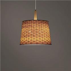 COLGANTE MENDY TRENZA CON CINTAS DE GUATAMBU 50CM DIAMETRO 2 LUCES E27