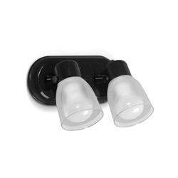 APLIQUE LUJAN NEGRO 2LUCES E27