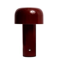 LAMPARA DE MESA ITALY BORDO 12CM DIAMETRO X 21CM ALTURA RECARGABLE