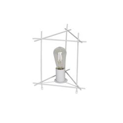 LAMPARA DE MESA RIGLOS TRIANGULO 1LUZ E27 NEGRO 