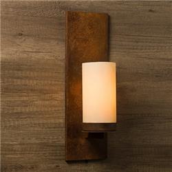 APLIQUE VELA GRANDE NEGRO PARA EXTERIOR E27 50CM A