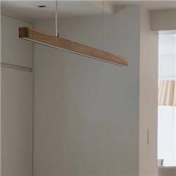 COLGANTE FLUX MEDIUM MADERA PETIRIBI 36.7W 3000K 2800LM 140CM LARGO