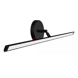 APLIQUE LINE CON MOVIMIENTO NEGRO 53CM LED 12W CALIDO