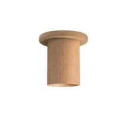 PLAFON INFINIT MADERA CON FLORON EN MADERA 1 LUZ GU10