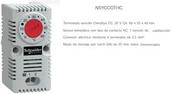TERMOSTATO AMB. DIN 0-60°C ROJO/CALEF. NSYCCOTHC