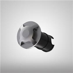 EMBUTIDO PISO BODEM 4 ALUMINIO 3W 126LM 3000K IP65