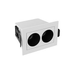 EMBUTIDO TROU 2 LED BLANCO 24° 4W 3000K 260LM DIMERIZABLE IP20