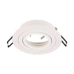 EMBUTIR ALUMINIO MOVIL BLANCO CIRCULAR GU10